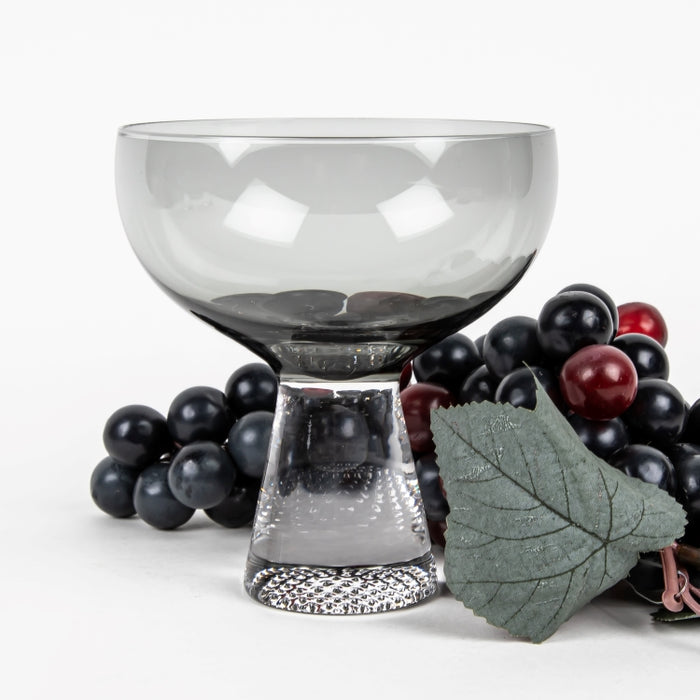 Ice cream bowl 350ml set/6pcs smoke grey (202028983)