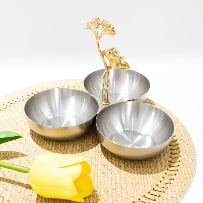 DAZHANG-STAINLESS STEEL 3 BOWLS CONDIMENT (202107510)