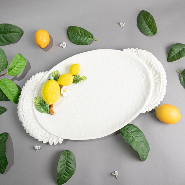 LEMON TRAY FERN OVAL 47CMX27CM (202029174)