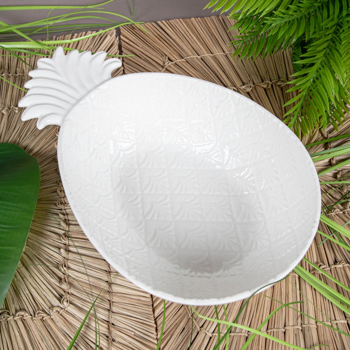 MADAGASCAR BOWL 30X19C WHITE (202073082)