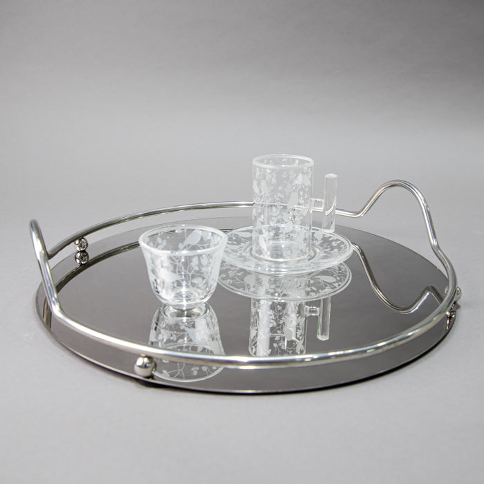 NABEISI-SET/6PCS TEACUP&SAUCER SLV (202016518)