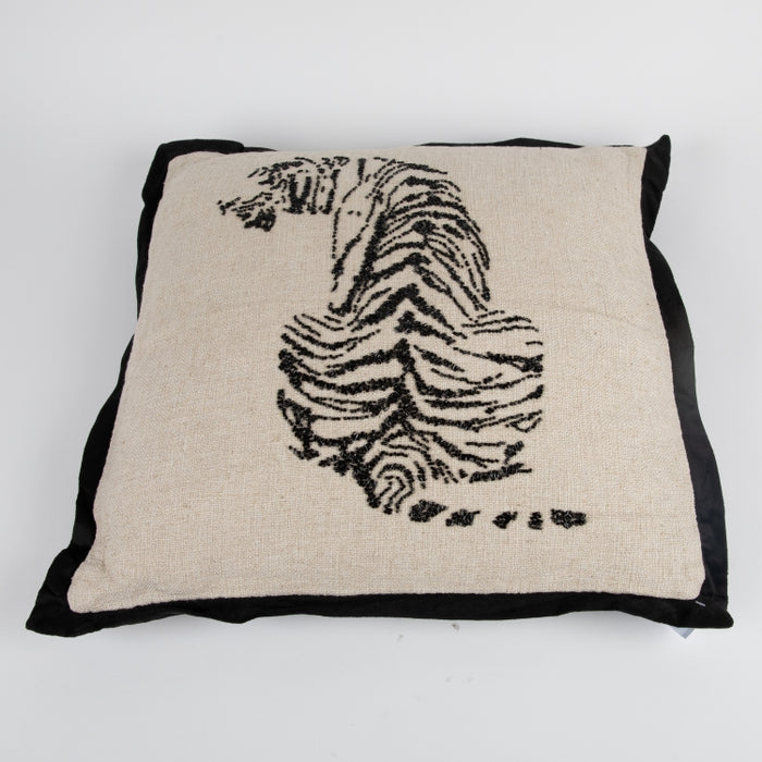 CUSHION TIGER NTRL/BLACK 45X45 (327131006)