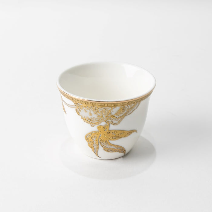 TWINS-6PCS CAWA CUP SET PEONY GOLD (202029274)