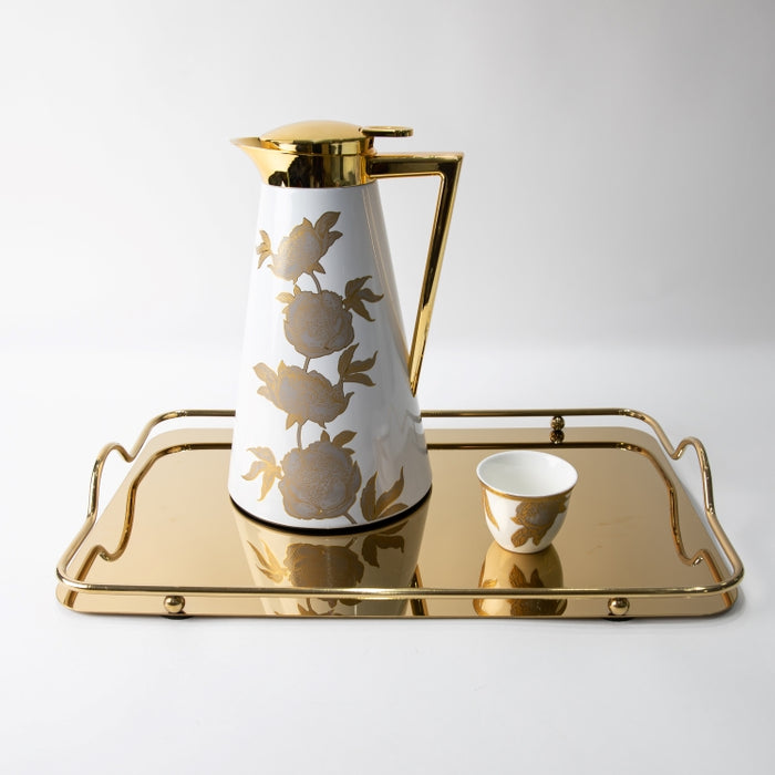 TWINS-6PCS CAWA CUP SET PEONY GOLD (202029274)