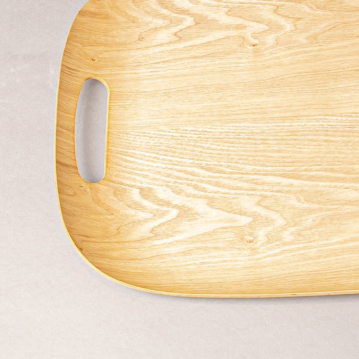 WOODEN TRAY OVAL 45CMX32CM NATURAL (202107431)