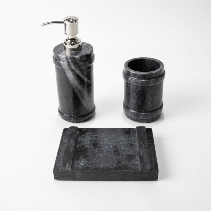 OTL-8PCS BATHROOM SET BLACK (264846574)