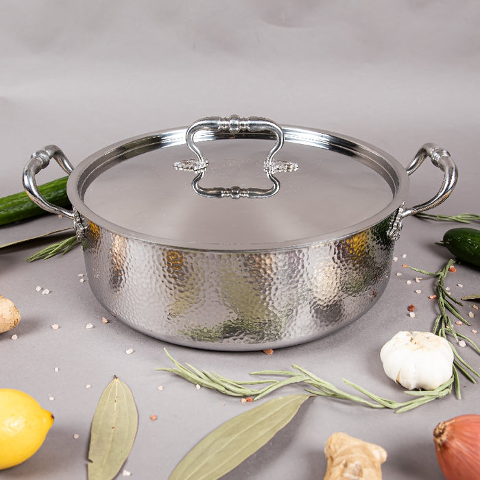 TRI-PLY CASSEROLE WITH LID 30CM (202020011)