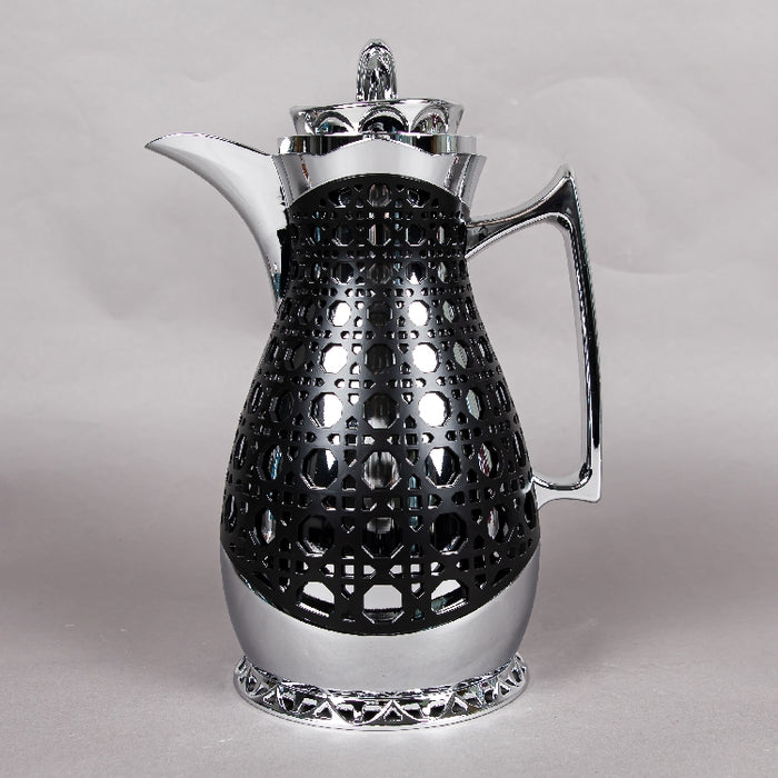 JIEGUAN VACUUM FLASK 1LITER BLACK/SILVER (202035078)