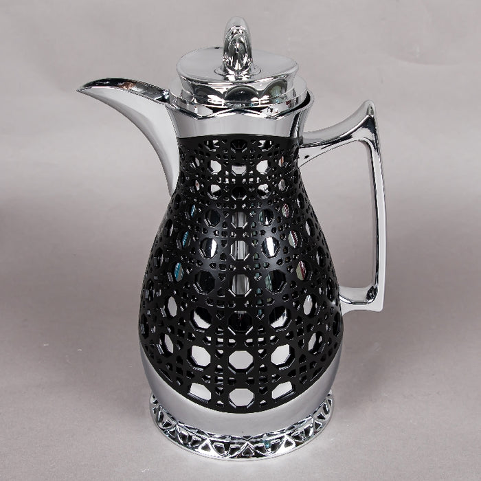 JIEGUAN VACUUM FLASK 1LITER BLACK/SILVER (202035078)