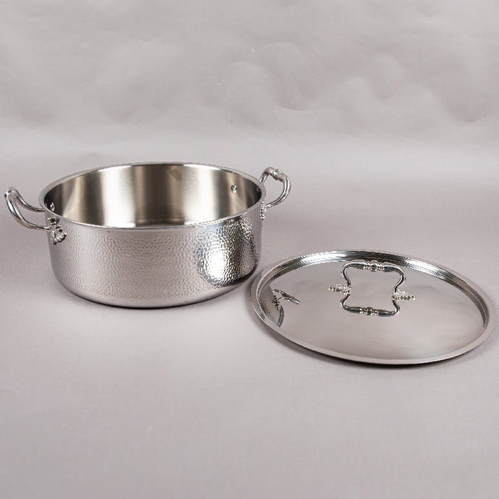 TRI-PLY CASSEROLE WITH LID 32CM (202020012)