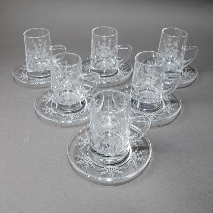 NABEISI-SET/6PCS TEACUP&SAUCER SLV (202016514)