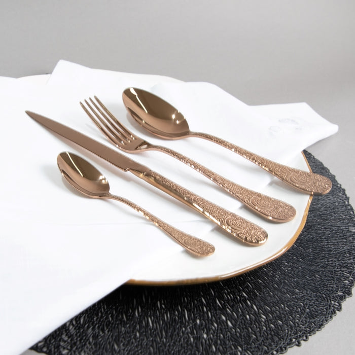HERDMAR-BETTY 24PCS CUTLERY SET GLTX COPPER (202064264)