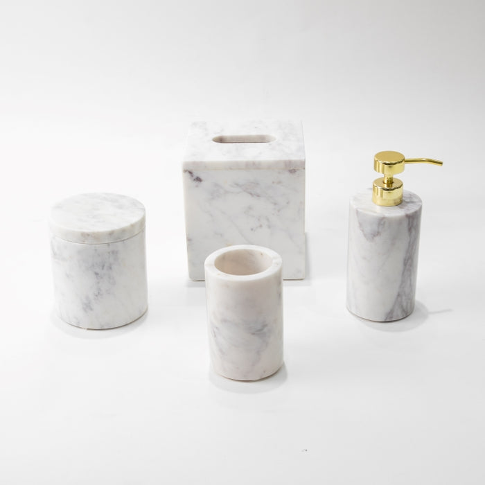 AS-8PCS BATHROOM SET GREY/WHT (264846583)