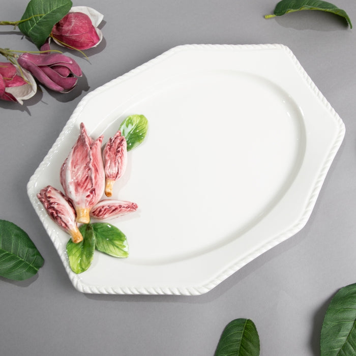 RADICCHIO OCTAGONL TRAY 41CMX34CM (202029216)