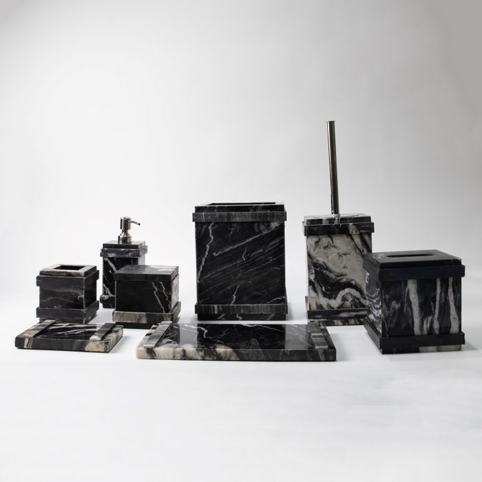 OTL-8PCS BATHROOM ST SLVR DRAGN (264846578)