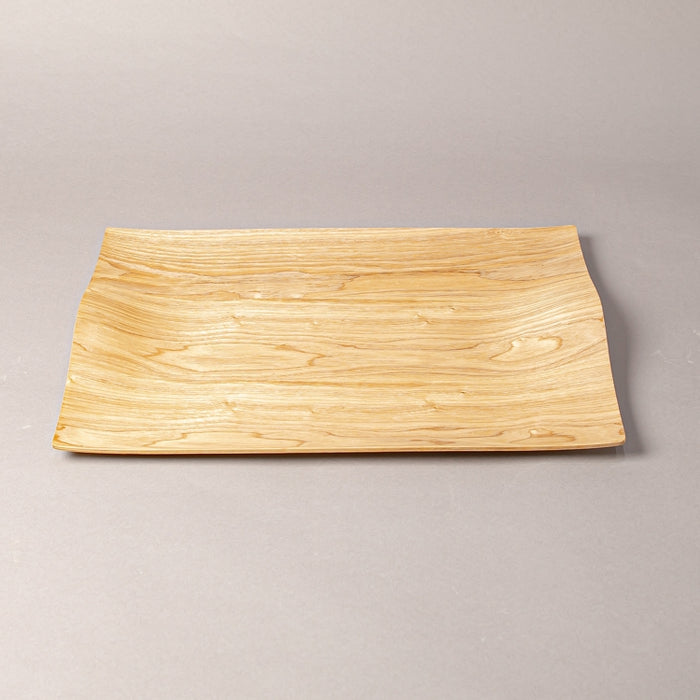 WOODEN TRAY V-HANDLE 44CMX31CM NATURAL (202107423)