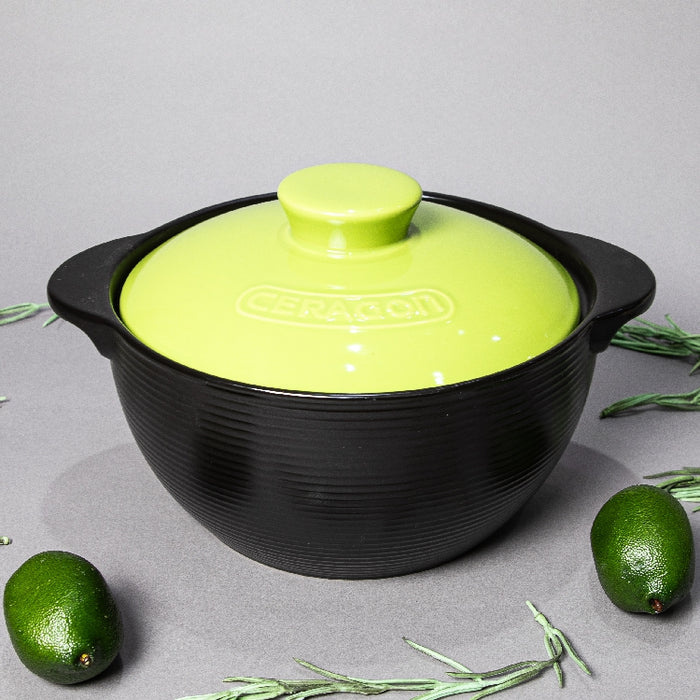 GREEN PORCELAIN CASSEROLE 4LITER (202029132)