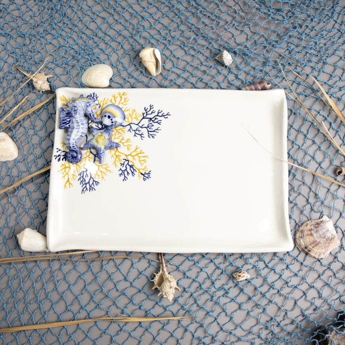 CORAL RECT.TRAY LARGE 35CMX25CM (202029235)