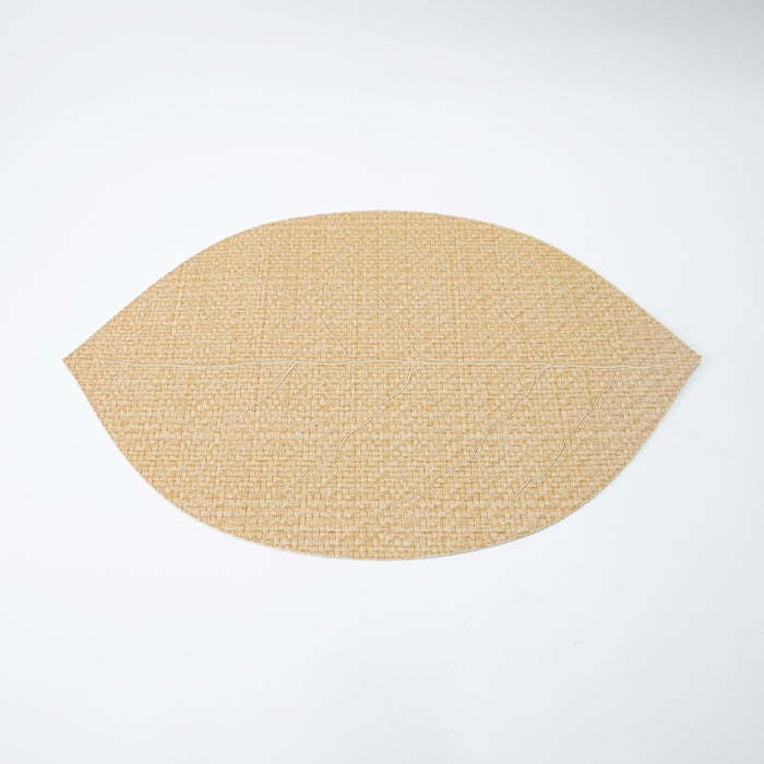 LEAF PLACEMAT RAFYA YELLOW (202055067)
