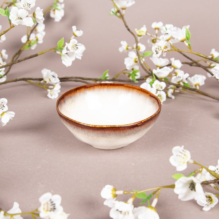 NUANCES PORCELAIN BOWL 12CM BROWN (202073114)