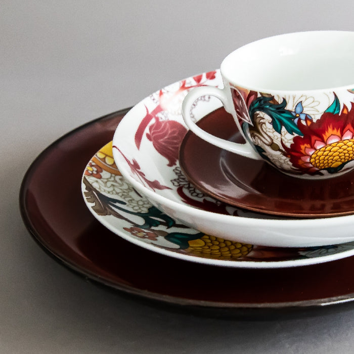 TOPSAN 20 PCS DINNER SET FLORAL RED (202028794)