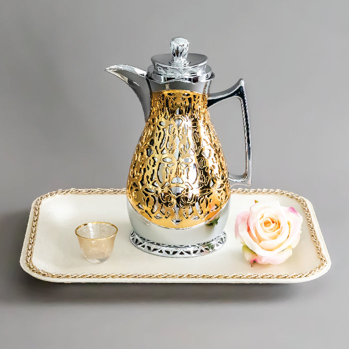 JIEGUAN VACUUM FLASK 1 LITER GOLD/SILVER (202035050)