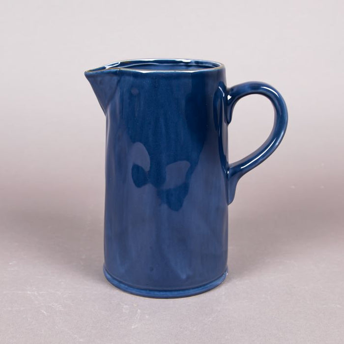 MERCURY CERAMIC JUG 19X12.5X20.5 INDIGO (202028849)
