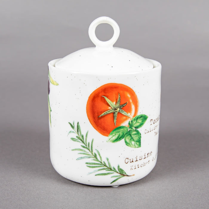 HOME & KITCHEN PORCELAIN STORAGE JAR 9X13 (202072683)