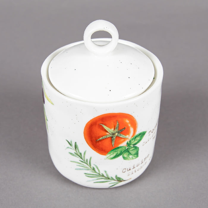 HOME & KITCHEN PORCELAIN STORAGE JAR 9X13 (202072683)