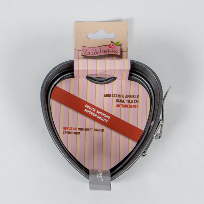 MINI HEART SHAPE SPRING FORM 11.5CM DIAMETER (202041436)