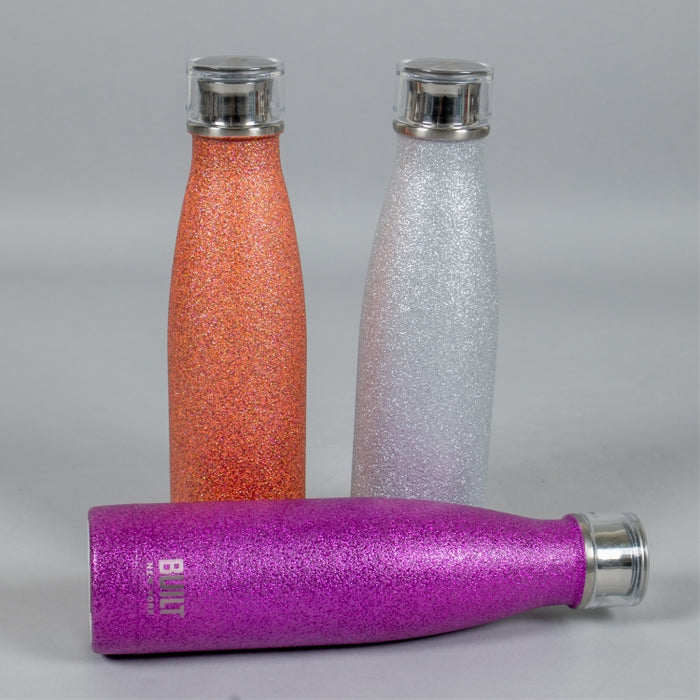 BUILT PERFECT SEAL BOTTLE 17 OZ PURPLE GLITTER (202086231)