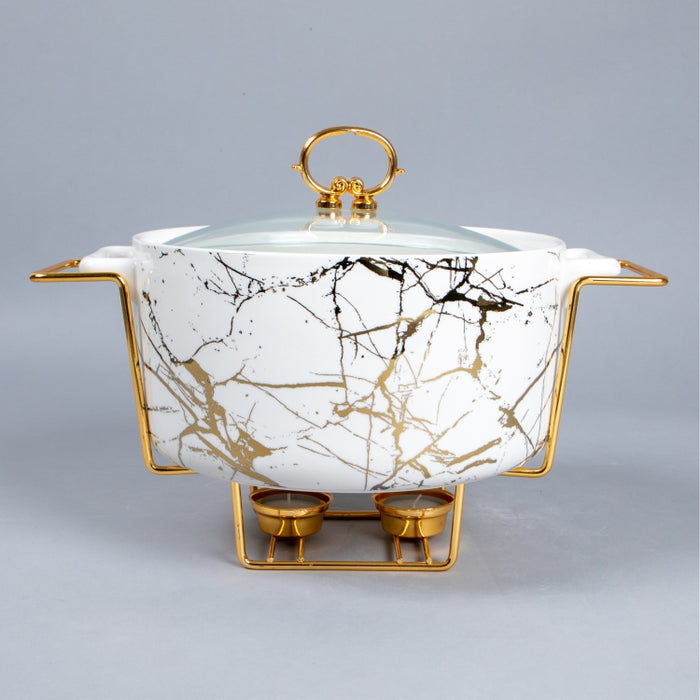 WEIDA 30.5CM ROUND CASSEROLE WHITE (202028481)