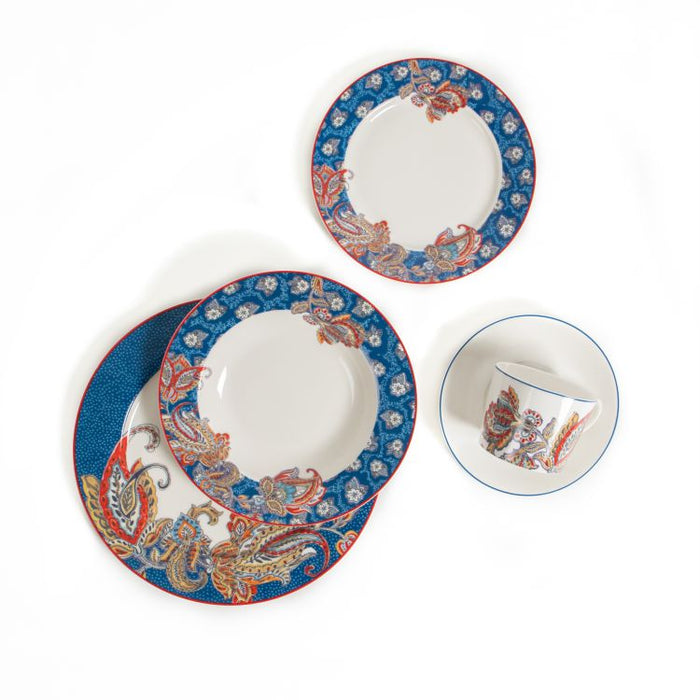 STECHOL 20PCS. NBC DINNER PLATE BLUE/RED (202028552)