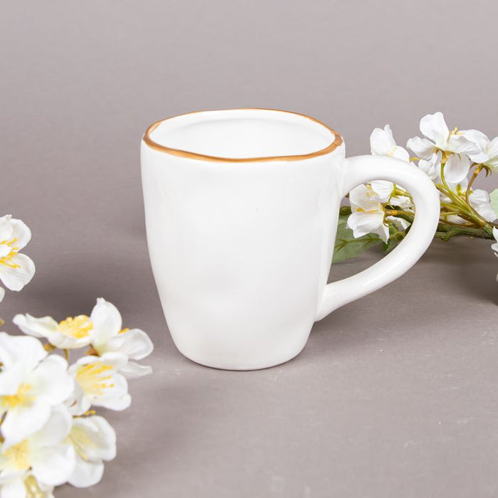 MERCURY CERAMIC MUG 14X9.5X10 WHITE (202028857)