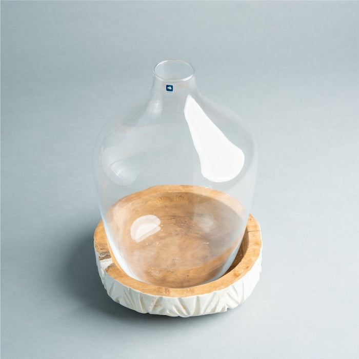 CASOLARE VASE W/WHITE SOCKET 40CM (202015770)