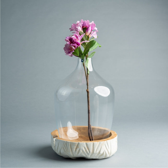 CASOLARE VASE W/WHITE SOCKET 40CM (202015770)
