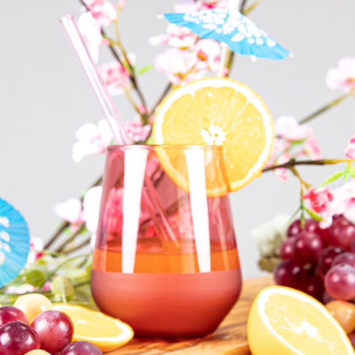 ICONIC GLASS 425ML RED (202015878)