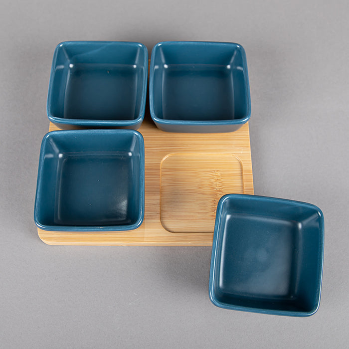 ENTERTAINER SET OF 4 BOWL NAVY (202044366)