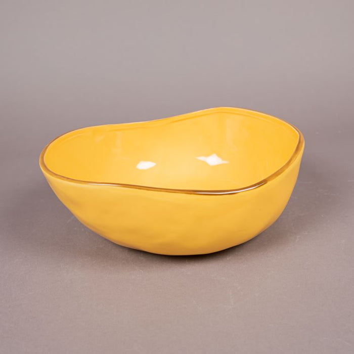 MERCURY CERAMIC SALAD BOWL 28X25XH.10 YELLOW (202028861)