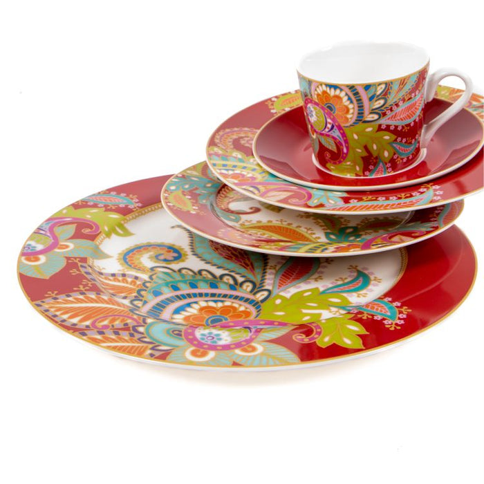 STECHCOL 20PCS. DINNER SET RED/BIRD (202028553)