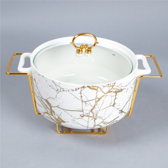 WEIDA 30.5CM ROUND CASSEROLE WHITE (202028481)