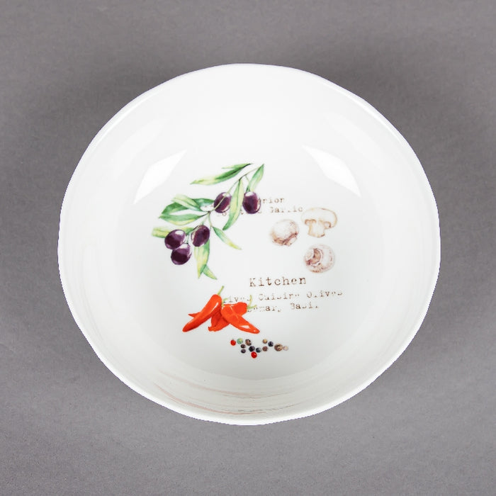 HOME & KITCHEN PORCELAIN SOUP PLATE 18CM (202072666)