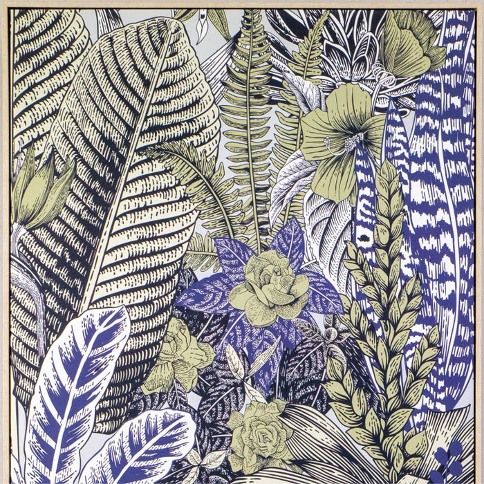 YIWU RICH MIXED LEAVES 80X120 BLUE/GREEN (337268647)