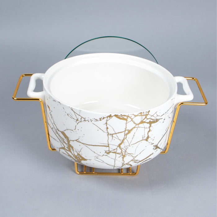 WEIDA 30.5CM ROUND CASSEROLE WHITE (202028481)