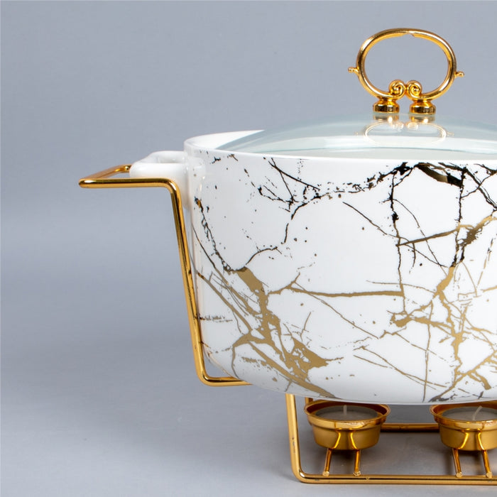 WEIDA 30.5CM ROUND CASSEROLE WHITE (202028481)